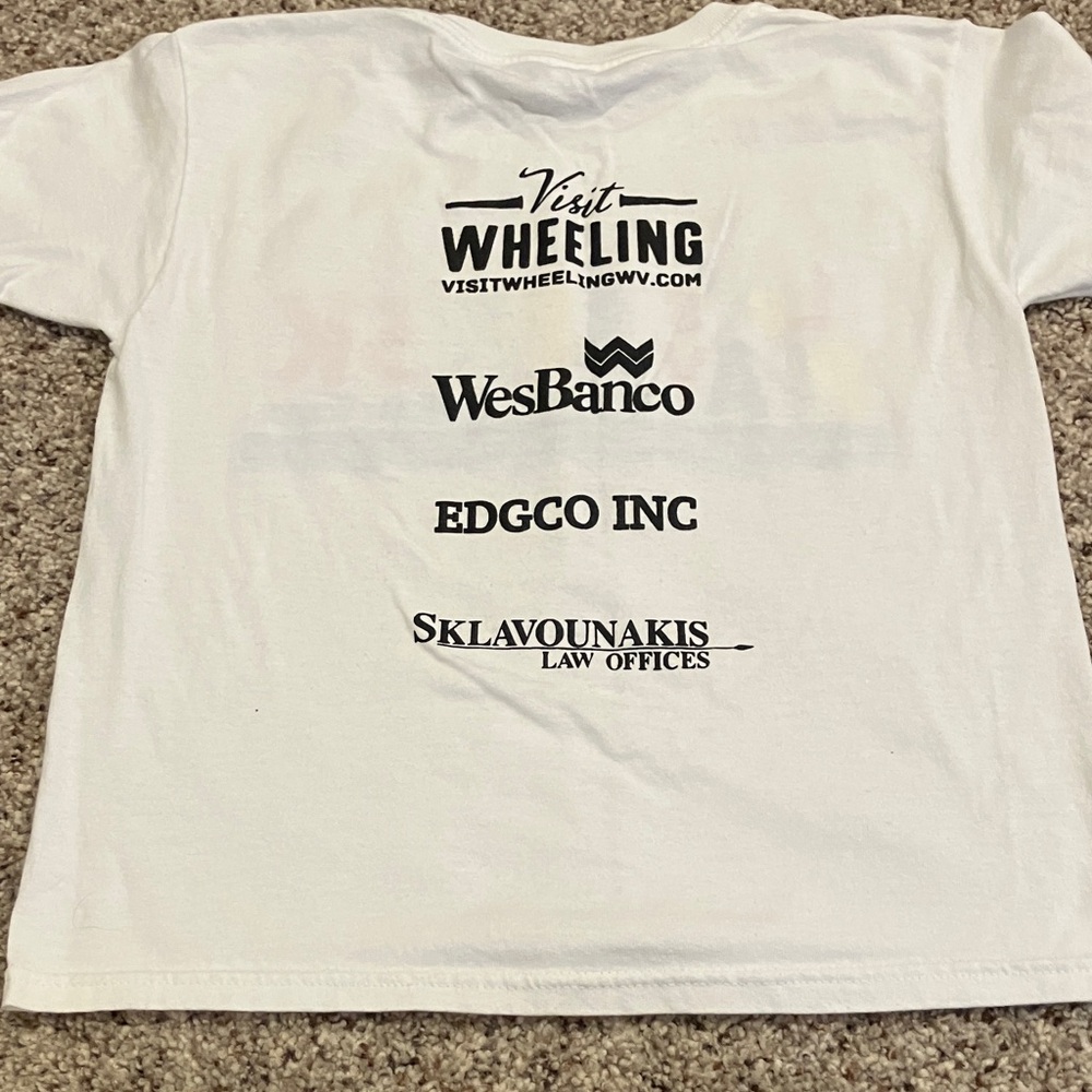 White Kids Let’s Play 5K Event T-Shirt Size Small - Picture 5 of 7